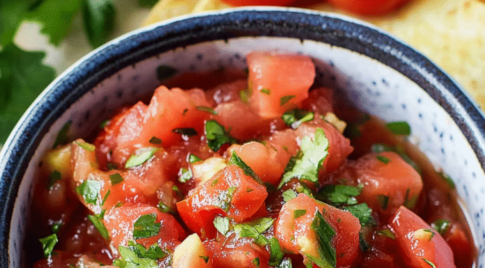 Irresistible Homemade Salsa with Fresh Tomatoes Recipe
