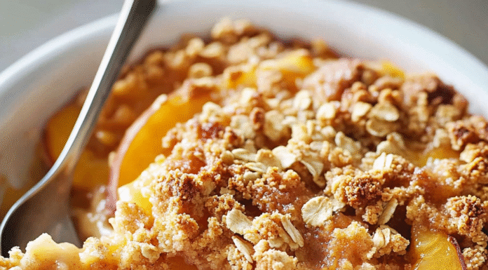 Irresistible Peach Crisp Recipe: A Fruity Delight