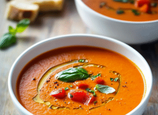 Cozy Roasted Red Pepper Soup Recipe for Comforting Evenings