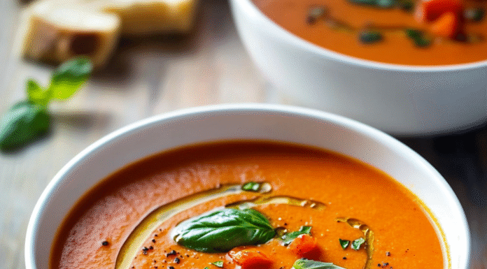 Cozy Roasted Red Pepper Soup Recipe for Comforting Evenings