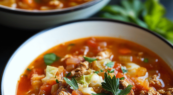 Cozy Cabbage Roll Soup Recipe for Comforting Nights