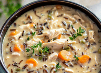 Cozy Chicken Wild Rice Soup Recipe for Chilly Days