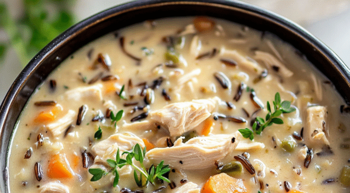 Cozy Chicken Wild Rice Soup Recipe for Chilly Days