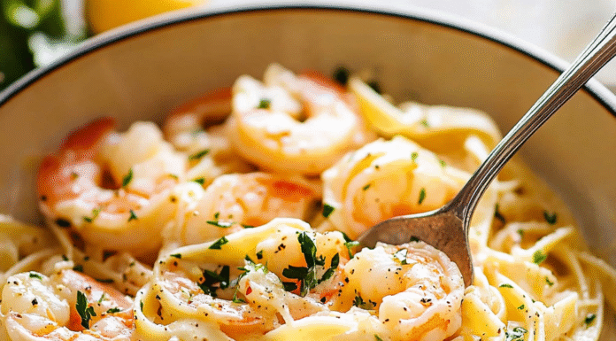 Indulge in Creamy Shrimp Pasta: A Cozy Dinner Delight