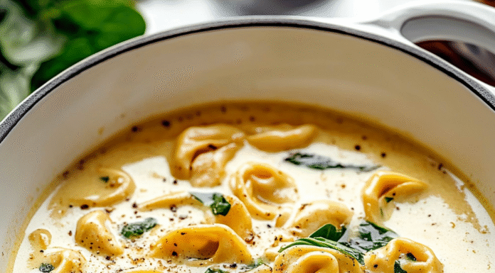 Cozy Creamy Tortellini Soup: A Heartwarming Recipe