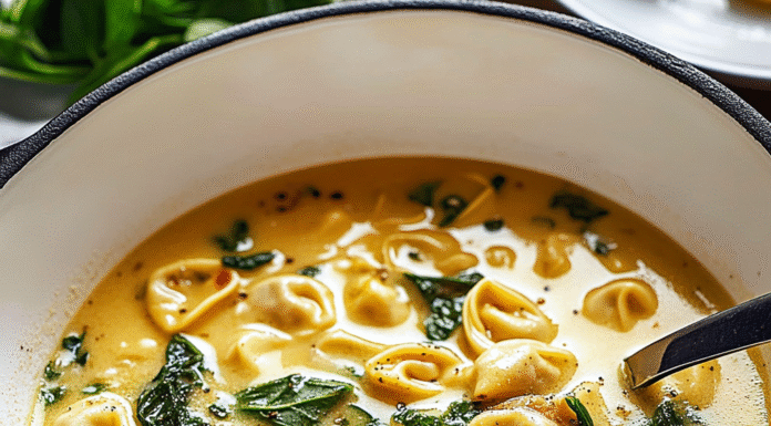 Irresistible Creamy Tortellini Soup Recipe for Cozy Nights
