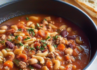 Hearty Pasta e Fagioli Soup: A Comforting Classic Recipe