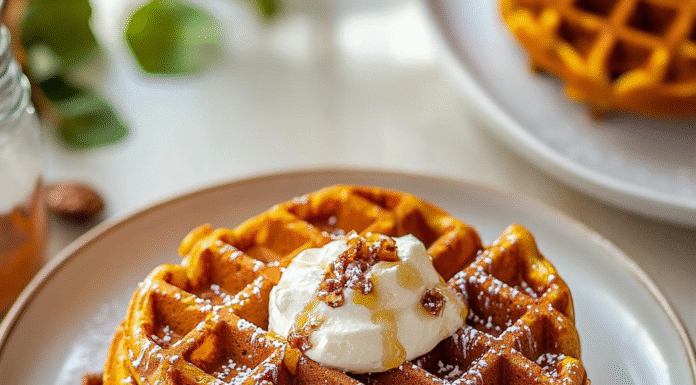 Irresistible Pumpkin Waffles for Cozy Autumn Mornings