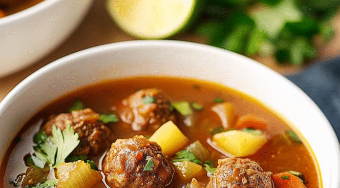 Savory Albondigas Soup: A Cozy Comfort Recipe