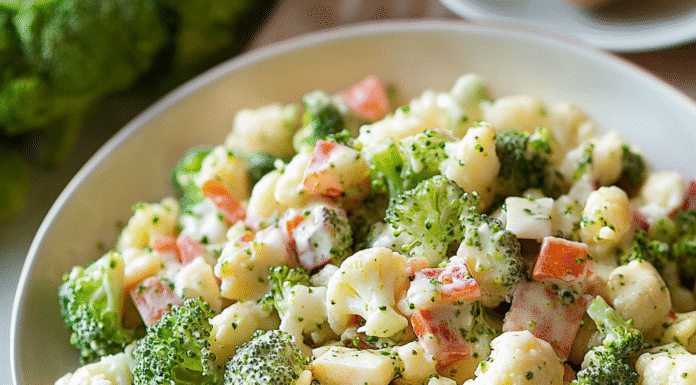 Elevate Your Meal with Broccoli Cauliflower Salad Recipe