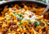 Irresistible Cheesy Taco Pasta: Comfort in Every Bite