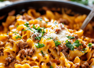 Irresistible Cheesy Taco Pasta: Comfort in Every Bite