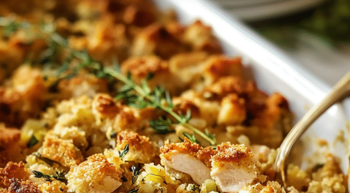 Irresistible Chicken and Stuffing Casserole Recipe