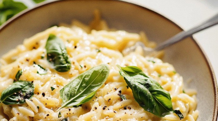 Creamy Orzo: A Velvety Comfort Food Delight