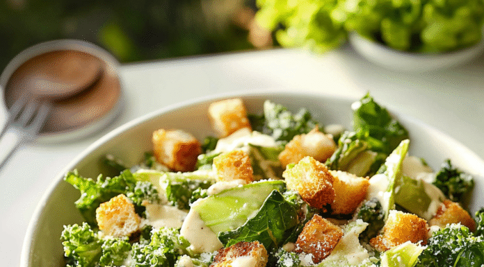 Irresistible Kale Caesar Salad Recipe for a Fresh Twist