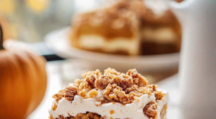 Irresistible Pumpkin Crunch Cake Recipe for Autumn Delights
