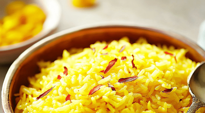 Irresistible Saffron Rice: A Flavorful Golden Delight