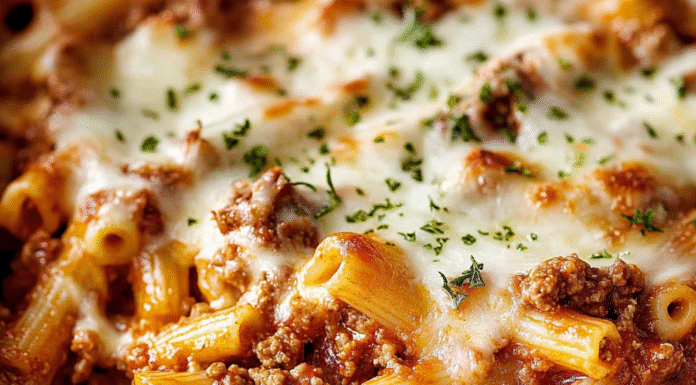 Ultimate Baked Ziti with Ground Beef: Comfort Food Delight