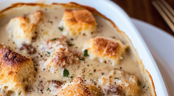 Irresistible Biscuits and Gravy Casserole Recipe