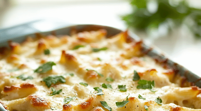 Creamy Chicken Alfredo Bake: A Cozy Dinner Delight