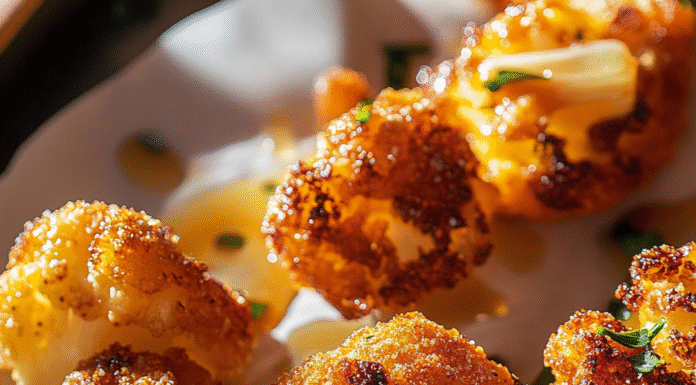 Crispy Roasted Cauliflower: A Golden, Crunchy Delight