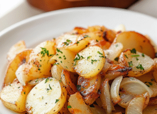 Irresistible Fried Potatoes and Onions: A Comfort Food Delight