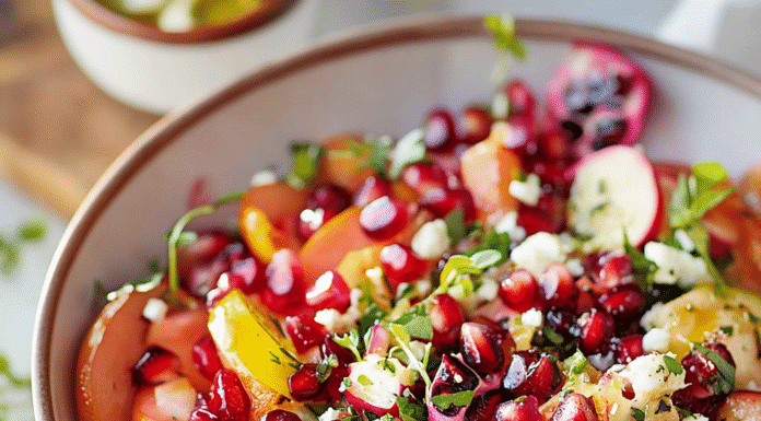 Refreshing Pomegranate Salad Recipe – A Colorful Delight