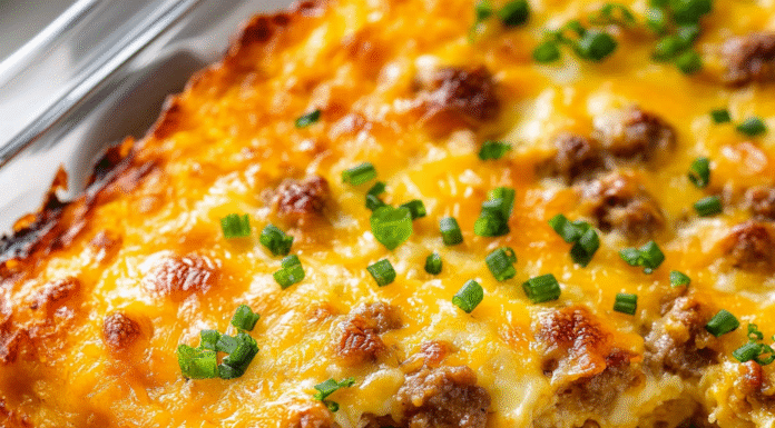Irresistible Sausage Egg and Cheese Casserole Recipe