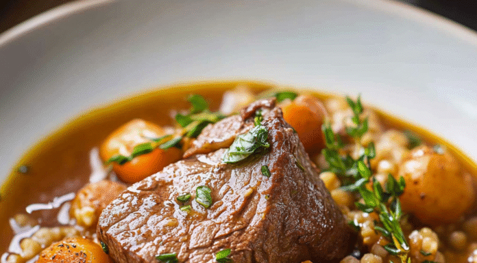 Hearty Beef and Barley Stew: A Cozy 1-Pot Wonder