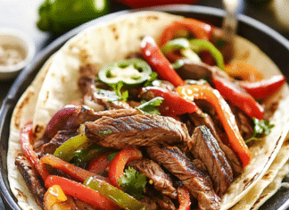 Flavor-Packed Beef Fajitas: A Sizzling Delight Recipe