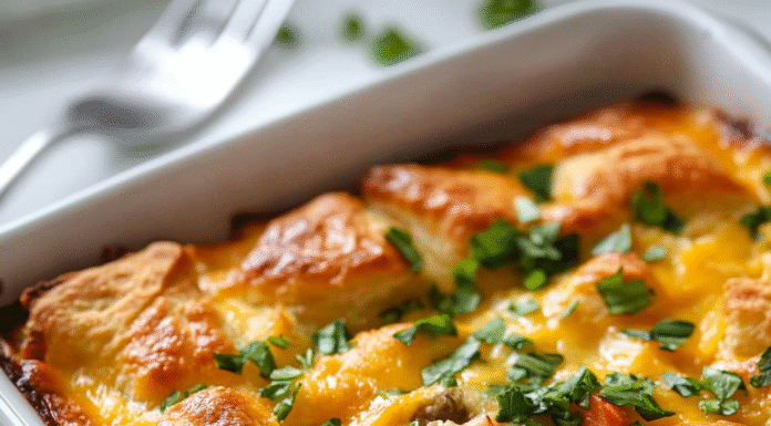 Irresistible Breakfast Casserole with Crescent Rolls Recipe