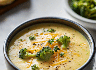 Creamy Broccoli and Cheese Soup: A Cozy Comfort Classic