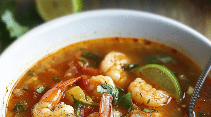Comforting Caldo de Camaron: A Spicy Shrimp Delight