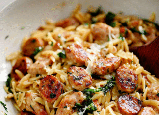 Savory Chicken Sausage Orzo: A Flavorful Delight
