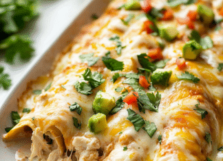Irresistible Creamy Chicken Enchiladas Recipe to Savor