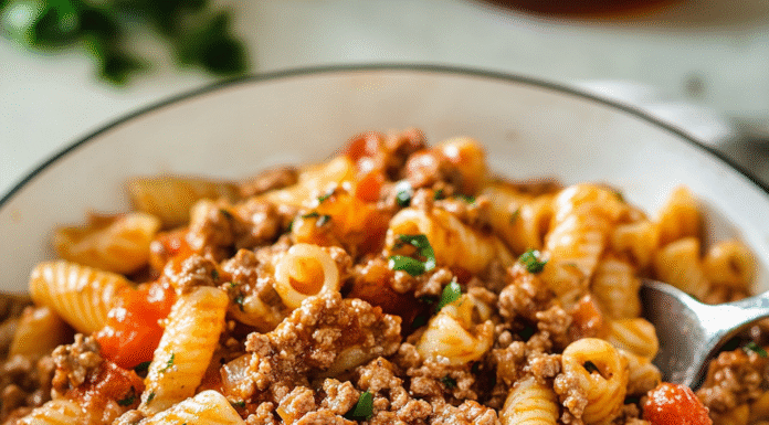 Comforting Ground Beef Pasta: A Family Favorite Recipe