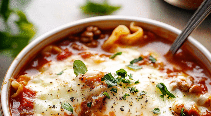 Cozy Lasagna Soup Recipe – Comfort in Every Bowl
