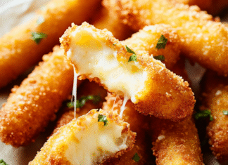 Irresistible Mozzarella Sticks Recipe – Crunchy & Gooey Delight