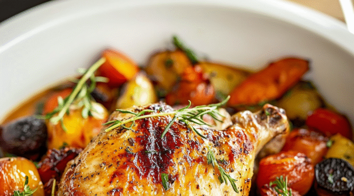 Savory Roasted Chicken and Vegetables Recipe Delight