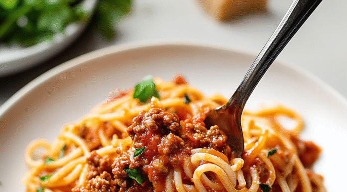 Irresistible Spaghetti with Meat Sauce Recipe to Savor