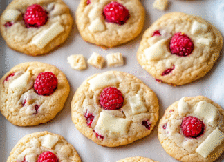 Irresistible White Chocolate Raspberry Cookies Recipe
