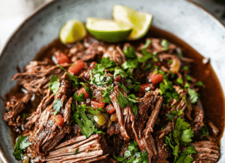 Irresistible Beef Barbacoa Slow Cooker Recipe – Easy & Flavorful