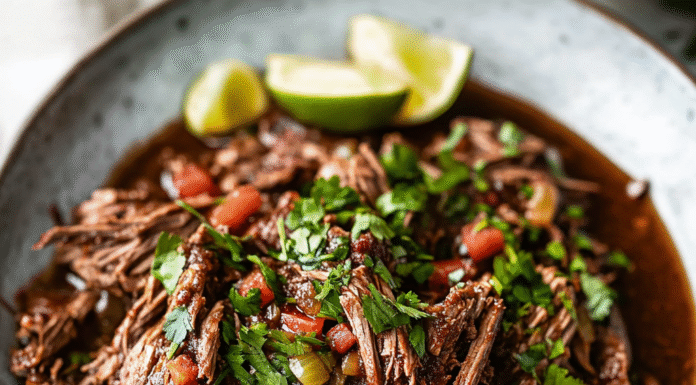 Irresistible Beef Barbacoa Slow Cooker Recipe – Easy & Flavorful