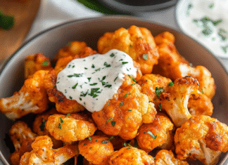 Crispy Buffalo Cauliflower Air Fryer Recipe – Guilt-Free Delight