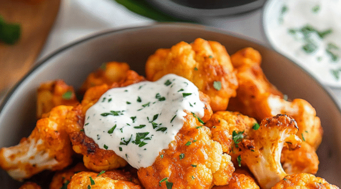 Crispy Buffalo Cauliflower Air Fryer Recipe – Guilt-Free Delight