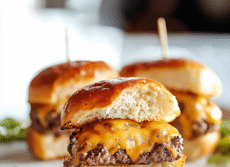 Irresistible Cheese Burger Sliders for Ultimate Comfort Food