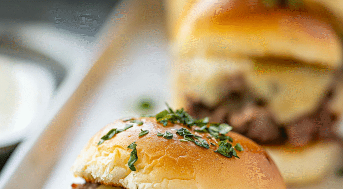 Irresistible Cheesesteak Sliders – Perfect Game Day Treats