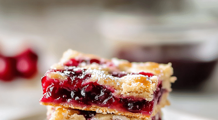 Irresistible Cherry Pie Bars: A Nostalgic Delight