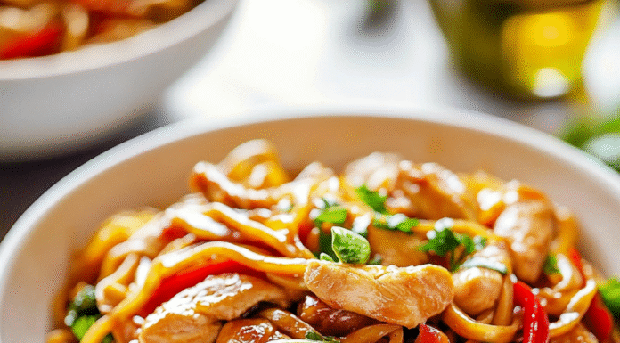 Irresistible Chicken Stir Fry with Noodles Recipe