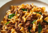 Cozy Ground Beef and Noodles: A 30-Minute Recipe Delight